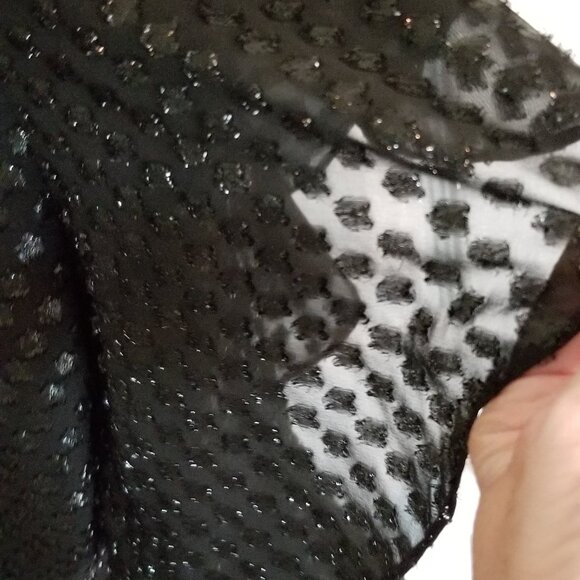 Isaac Mizrahi sparkly blouse, size 8 - Picture 5 of 13